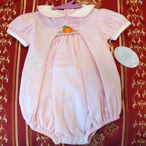 Babysen Girls pumpkin romper